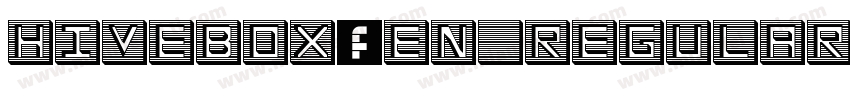HIVEBOX-En Regular字体转换